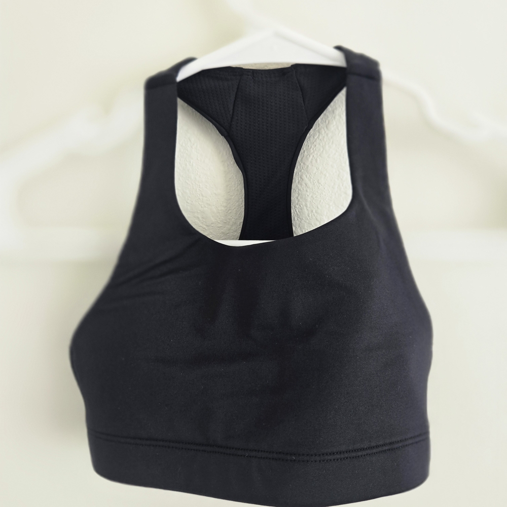 Girl's Black Sports Bra